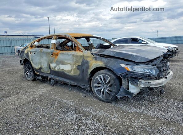 1HGCV3F7XJA800029 2018 HONDA ACCORD Black Առջևի աջ