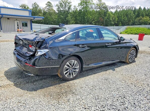 1HGCV3F90JA011583 2018 HONDA ACCORD Black Trasero derecho