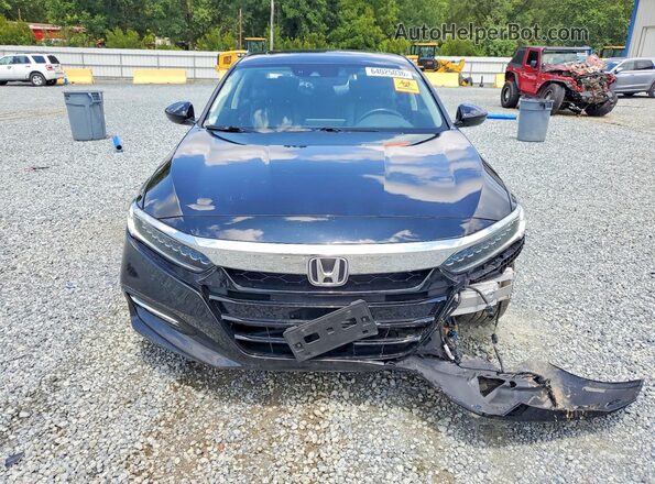 1HGCV3F90JA011583 2018 HONDA ACCORD Black Vista frontal