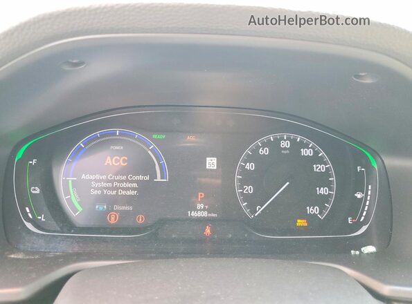 1HGCV3F90JA011583 2018 HONDA ACCORD Black Vista del cuadro de instrumentos