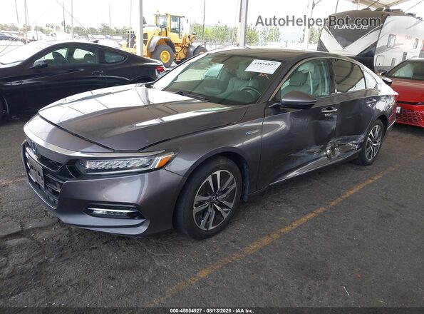 1HGCV3F90LA013157 2020 HONDA ACCORD Gray Przód lewy