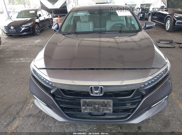 1HGCV3F90LA013157 2020 HONDA ACCORD Gray Widok zestawu wskaźników