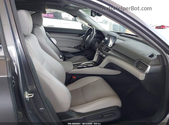1HGCV3F90LA013157 2020 HONDA ACCORD Gray Widok wnętrza z przodu