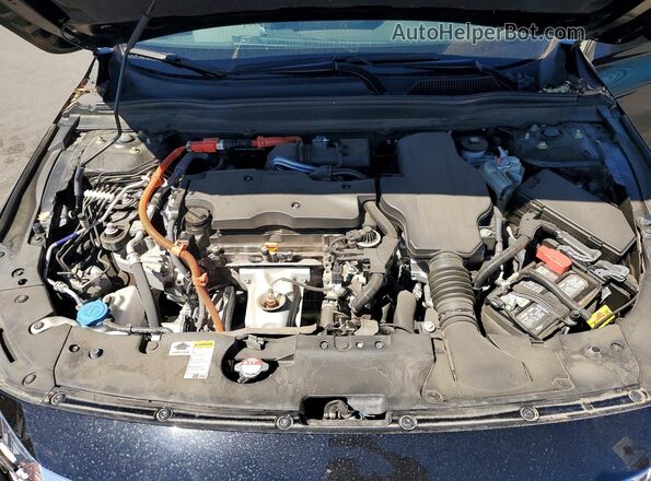 1HGCV3F90NA040202 2022 HONDA ACCORD Black Widok wnętrza z tyłu
