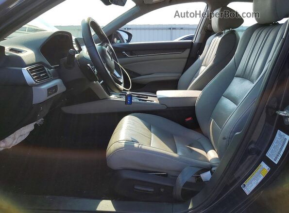 1HGCV3F91KA018110 2019 HONDA ACCORD Blue Vista interior delantera