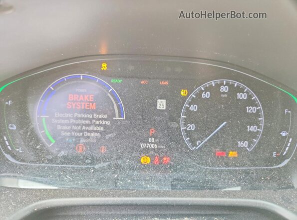 1HGCV3F91LA013894 2020 HONDA ACCORD Gray Vista del cuadro de instrumentos