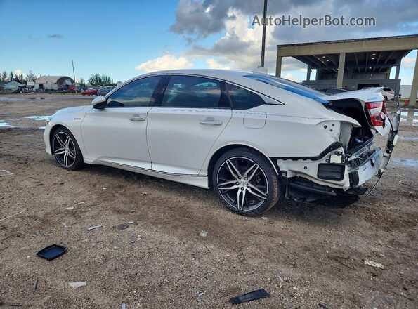 1HGCV3F91NA007435 2022 HONDA ACCORD Белый Задняя левая четверть
