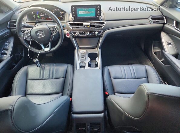 1HGCV3F91NA007435 2022 HONDA ACCORD Белый Вид панели приборов