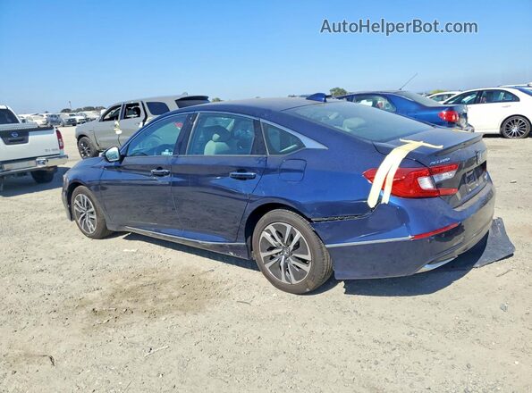 1HGCV3F92KA010775 2019 HONDA ACCORD Синий Задняя левая четверть