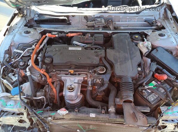 1HGCV3F92LA005514 2020 HONDA ACCORD Silver Rear interior view