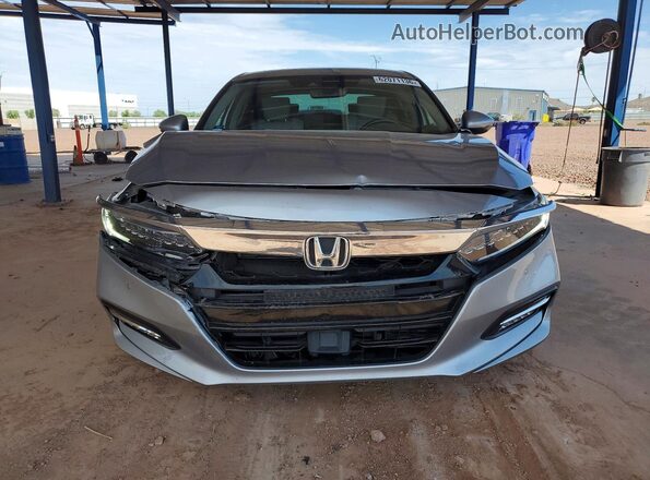 1HGCV3F92LA007926 2020 HONDA ACCORD Серебряный Вид спереди