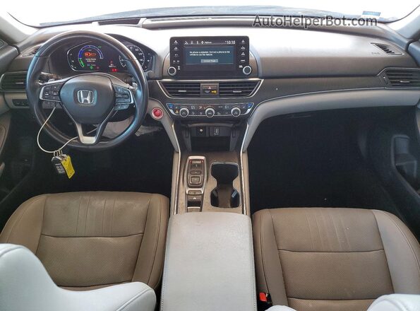 1HGCV3F92LA007926 2020 HONDA ACCORD Серебряный Вид панели приборов