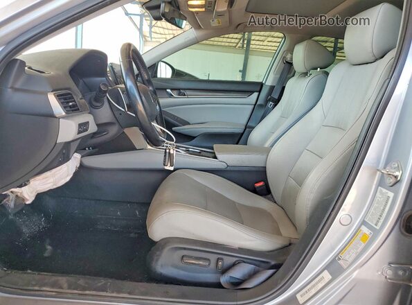 1HGCV3F92LA007926 2020 HONDA ACCORD Серебряный Вид салона спереди