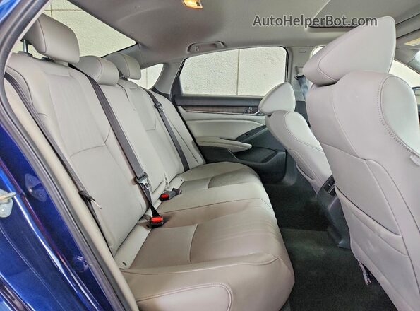 1HGCV3F92LA011443 2020 HONDA ACCORD Blue Вид задніх сидінь