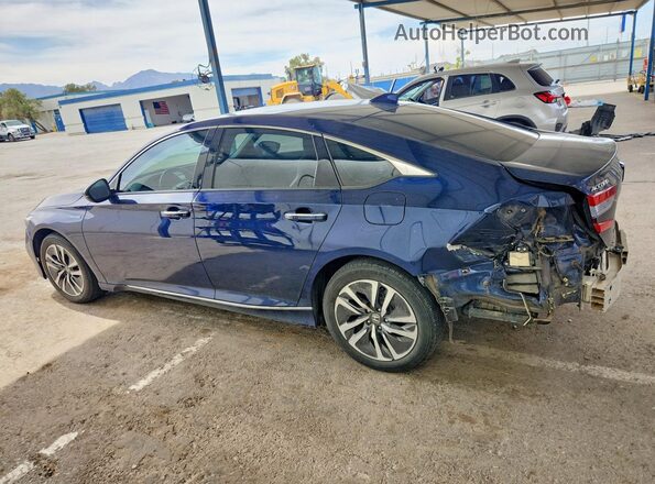 1HGCV3F92LA011443 2020 HONDA ACCORD Blue Задня ліва чверть