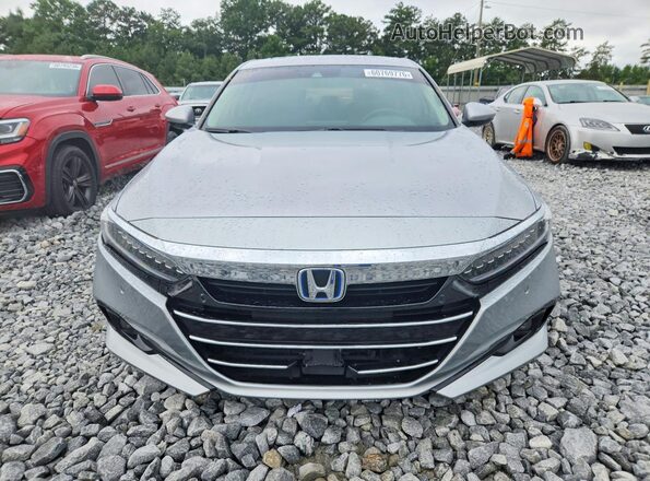 1HGCV3F92MA018961 2021 HONDA ACCORD Silver Front view