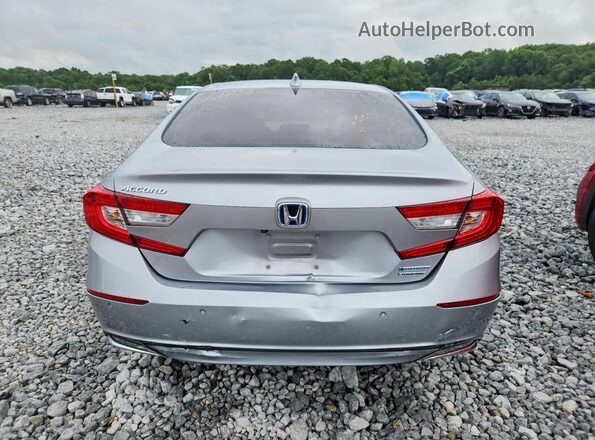 1HGCV3F92MA018961 2021 HONDA ACCORD Silver Rear view