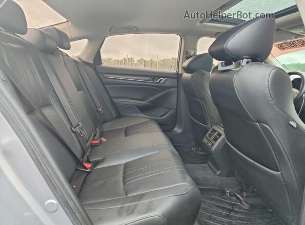 1HGCV3F92MA018961 2021 HONDA ACCORD Silver Rear seats view