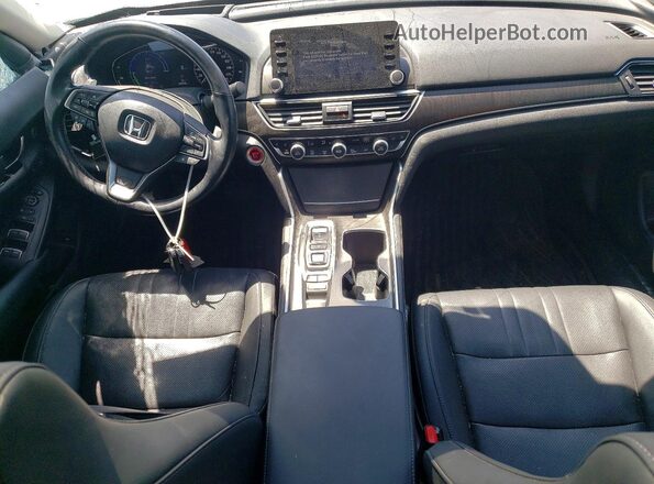 1HGCV3F92NA800355 2022 HONDA ACCORD White Dashboard view