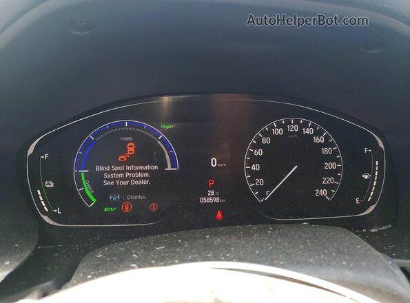 1HGCV3F92NA800355 2022 HONDA ACCORD White Instrument cluster view