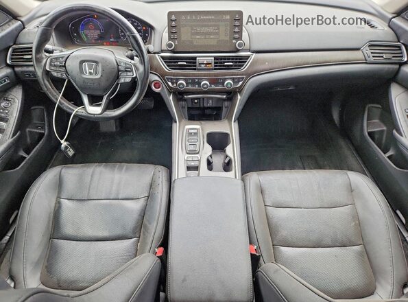 1HGCV3F93KA021543 2019 HONDA ACCORD Черный Вид панели приборов