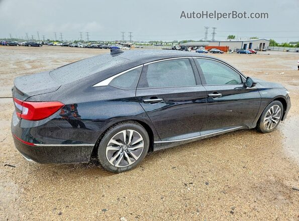 1HGCV3F93KA021543 2019 HONDA ACCORD Черный Задняя правая четверть