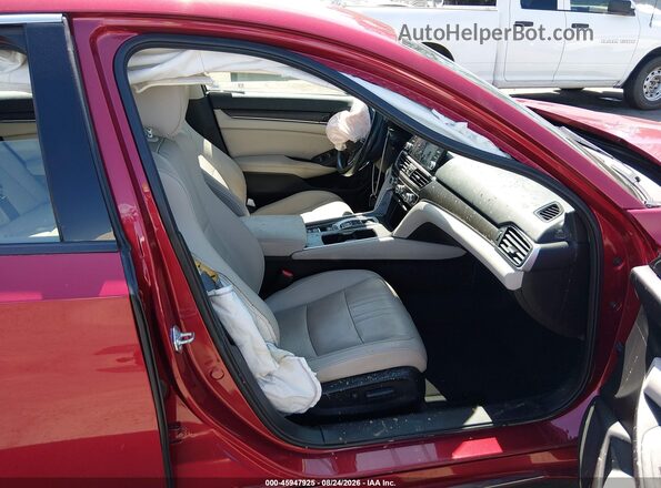 1HGCV3F93NA015598 2022 HONDA ACCORD Red Front interior view