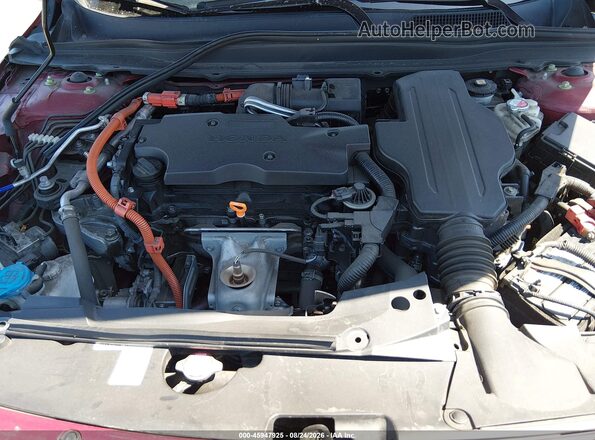 1HGCV3F93NA015598 2022 HONDA ACCORD Red Rear view