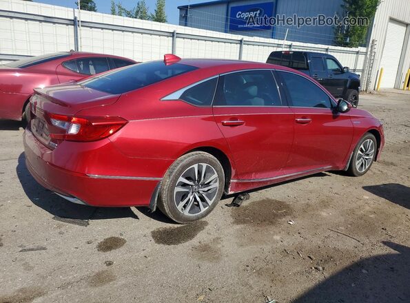 1HGCV3F94JA007469 2018 HONDA ACCORD Red Trasero derecho