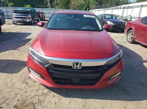 1HGCV3F94JA007469 2018 HONDA ACCORD Red Vista frontal