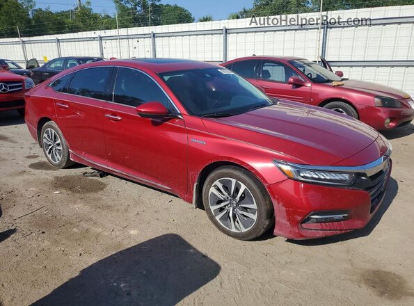1HGCV3F94JA007469 2018 HONDA ACCORD Red Delantero derecho