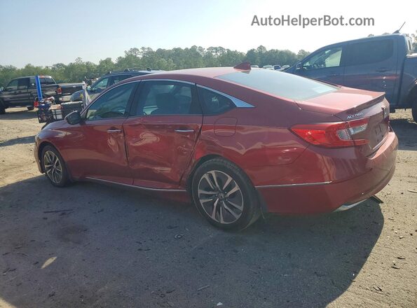 1HGCV3F94JA007469 2018 HONDA ACCORD Red Trasero izquierdo