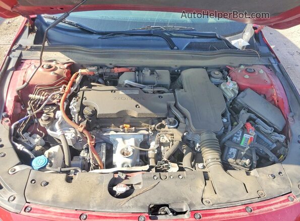 1HGCV3F94JA007469 2018 HONDA ACCORD Red Vista interior trasera