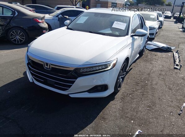 1HGCV3F94MA020002 2021 HONDA ACCORD White Vista tres cuartos delantera izquierda