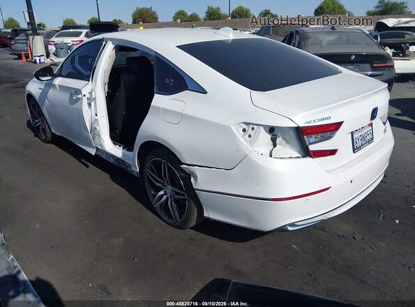 1HGCV3F94MA020002 2021 HONDA ACCORD White Trasero izquierdo