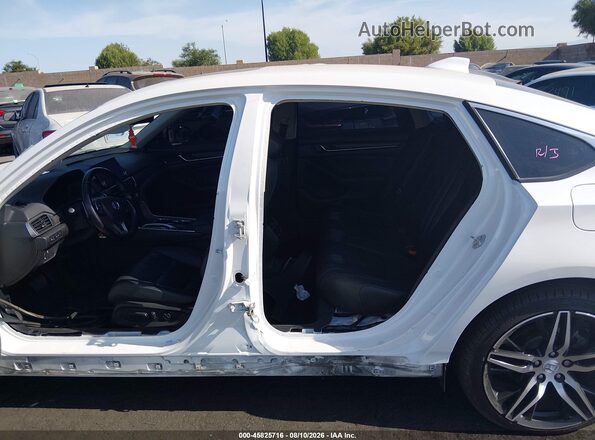 1HGCV3F94MA020002 2021 HONDA ACCORD White Vista de la etiqueta del VIN