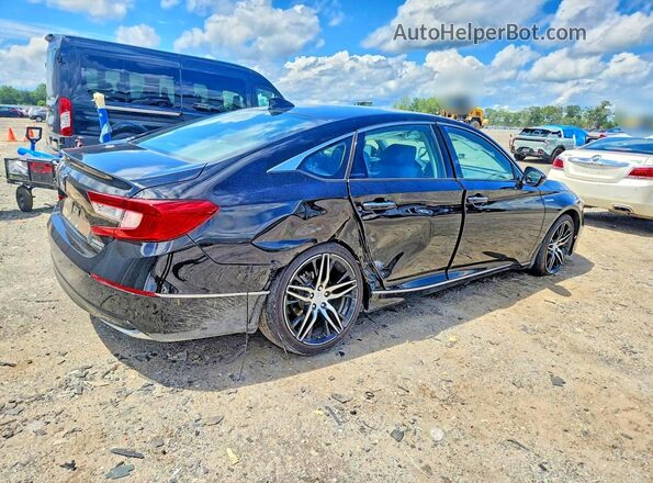 1HGCV3F94NA022091 2022 HONDA ACCORD Черный Задняя правая четверть