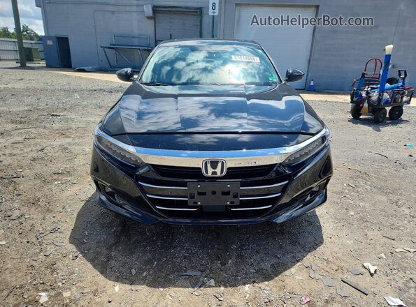 1HGCV3F94NA022091 2022 HONDA ACCORD Черный Вид спереди