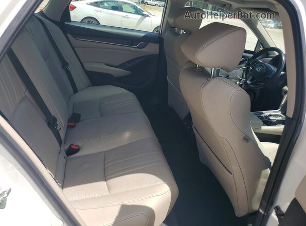 1HGCV3F95MA000762 2021 HONDA ACCORD White Widok tylnych siedzeń