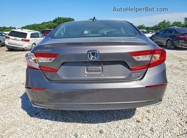 1HGCV3F95MA023264 2021 HONDA ACCORD Gray Vista trasera