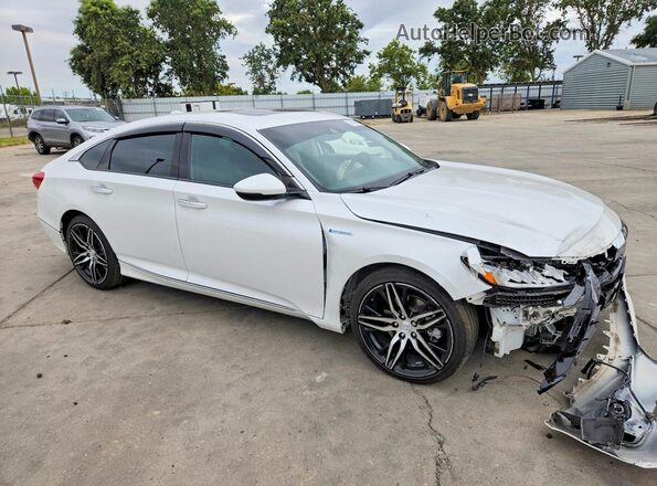 1HGCV3F95NA031298 2022 HONDA ACCORD White Delantero derecho