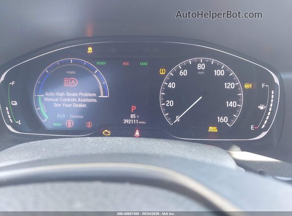 1HGCV3F96KA013436 2019 HONDA ACCORD Yellow Вид задніх сидінь