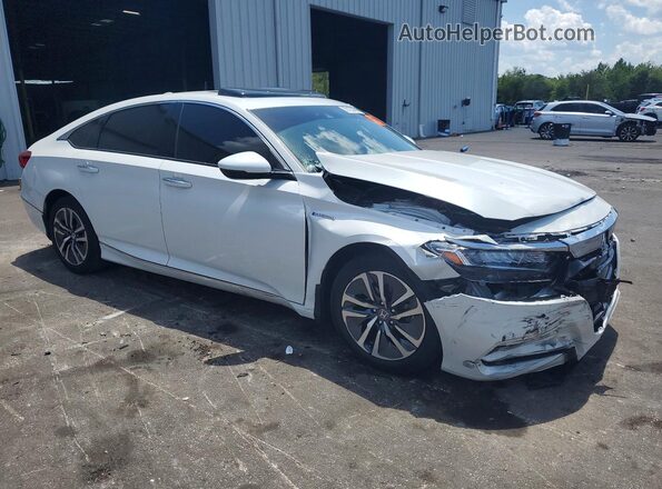 1HGCV3F96LA017858 2020 HONDA ACCORD White Передня права чверть