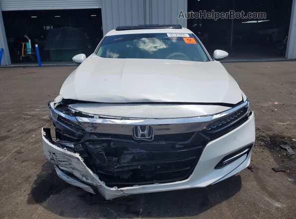 1HGCV3F96LA017858 2020 HONDA ACCORD White Вид спереду