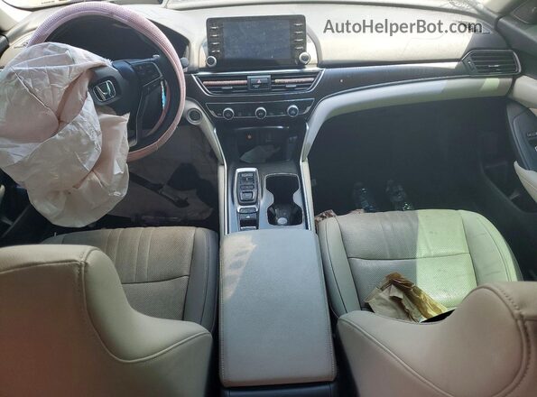 1HGCV3F96LA017858 2020 HONDA ACCORD White Вид панелі приладів