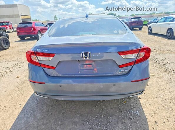 1HGCV3F98MA022416 2021 HONDA ACCORD Blue Հետևի տեսք