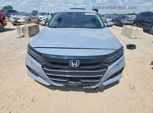 1HGCV3F98MA022416 2021 HONDA ACCORD Blue Դիմացի տեսք
