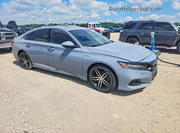 1HGCV3F98MA022416 2021 HONDA ACCORD Blue Առջևի աջ