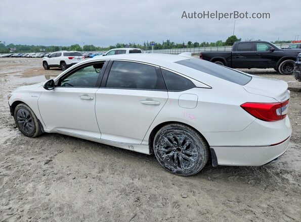 1HGCV3F99KA006853 2019 HONDA ACCORD White Trasero izquierdo