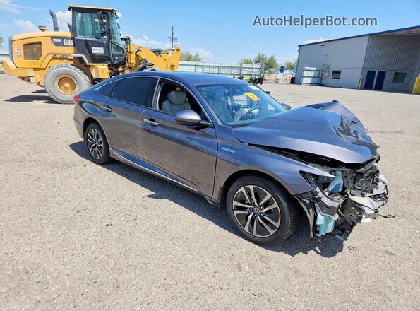 1HGCV3F99KA014810 2019 HONDA ACCORD Charcoal Delantero derecho